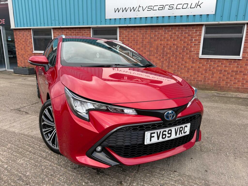 Toyota Corolla Estate 2.0 Vvt-h Design Touring Sports Cvt Euro 6 FV69VRC Red #3