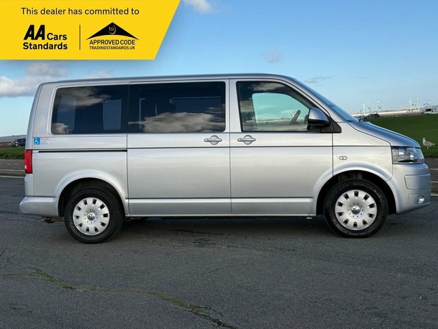 Volkswagen Transporter Shuttle 2014 Wheelchair Accessible Vehicle 2.0 Td T30 Se Silver