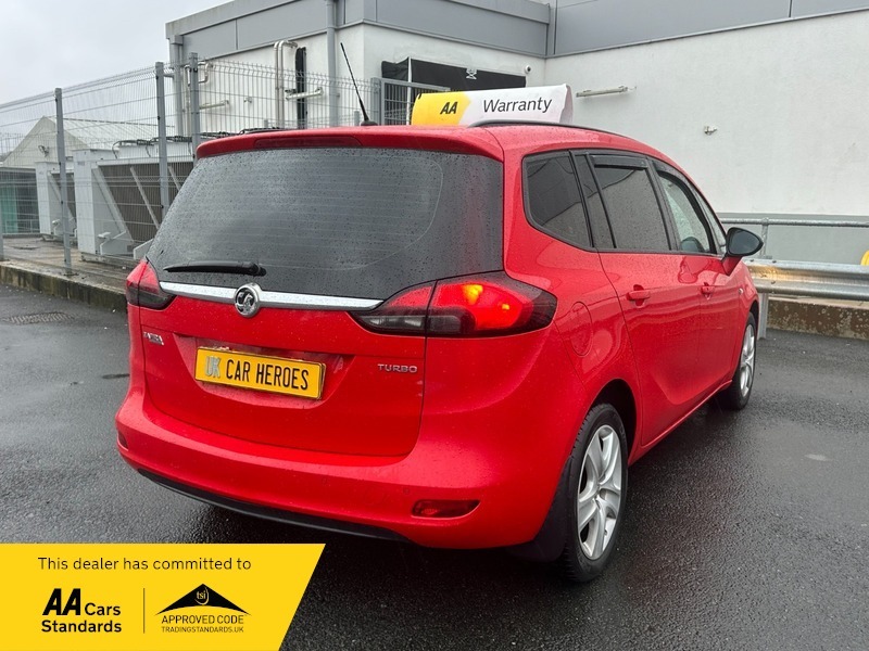 Vauxhall Zafira Exclusiv 1.4 Trubo Red #2
