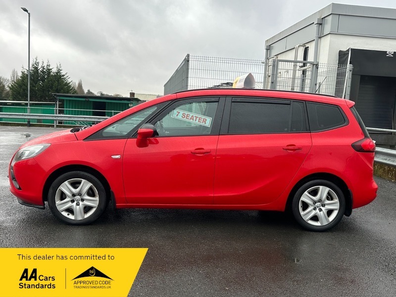 Vauxhall Zafira Exclusiv 1.4 Trubo Red #4