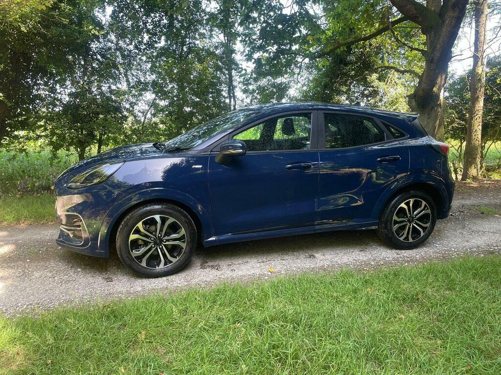 Ford Puma Suv 1.0T Ecoboost Mhev St-line Euro 6 Ss 2 BC72HZG Blue #4