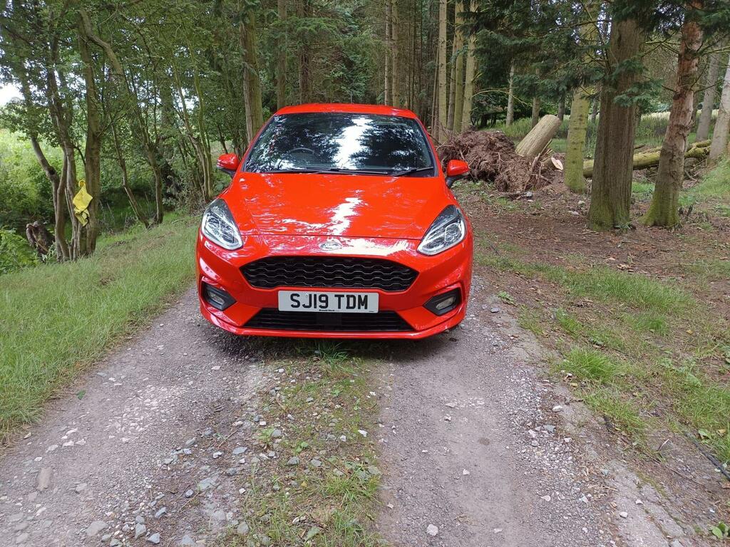 Ford Fiesta Hatchback 1.0T Ecoboost St-line Euro 6 Ss SJ19TDM Red #2