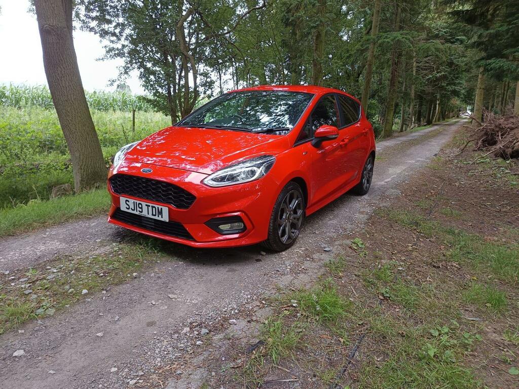 Ford Fiesta Hatchback 1.0T Ecoboost St-line Euro 6 Ss SJ19TDM Red #3