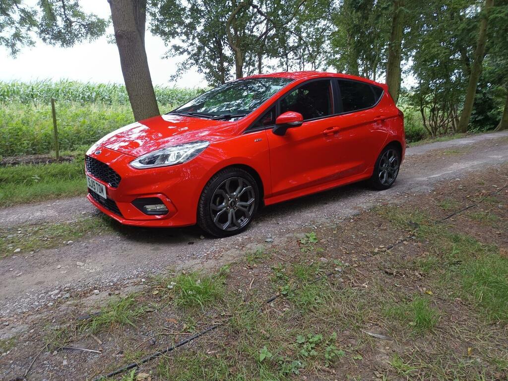Ford Fiesta Hatchback 1.0T Ecoboost St-line Euro 6 Ss SJ19TDM Red #4