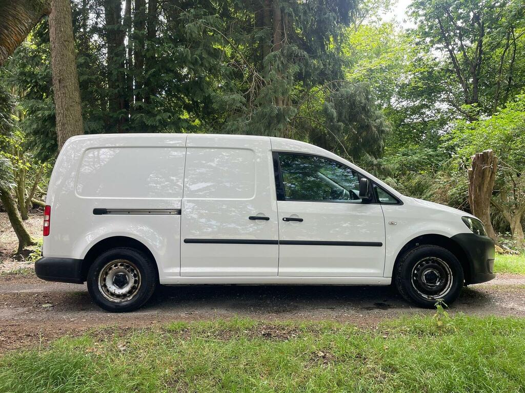 Volkswagen Caddy Maxi Panel Van 1.6 Tdi Bluemotion Tech C20 Maxi Startli GK17JGO White #2