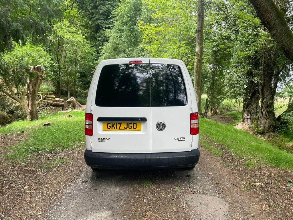 Volkswagen Caddy Maxi Panel Van 1.6 Tdi Bluemotion Tech C20 Maxi Startli GK17JGO White #5
