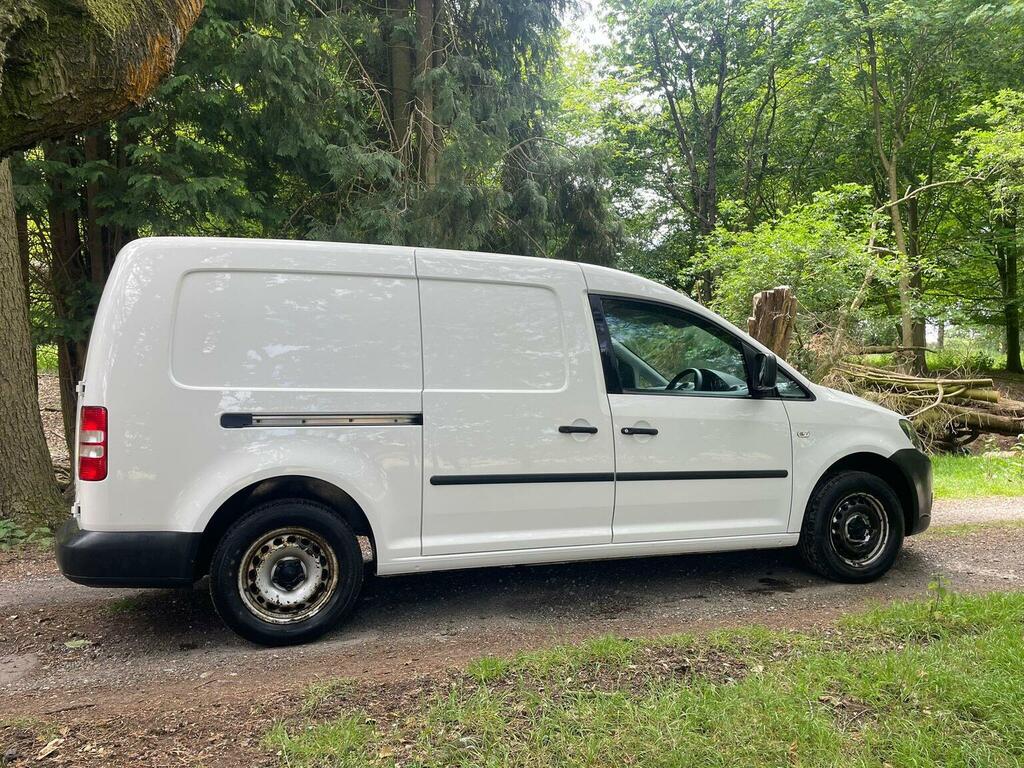 Volkswagen Caddy Maxi Panel Van 1.6 Tdi Bluemotion Tech C20 Maxi Startli GK17JGO White #3