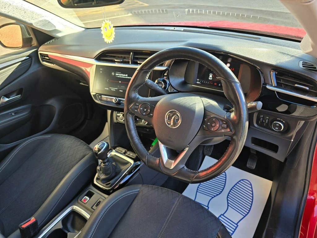 Vauxhall Corsa Hatchback DL70YOE Red #3