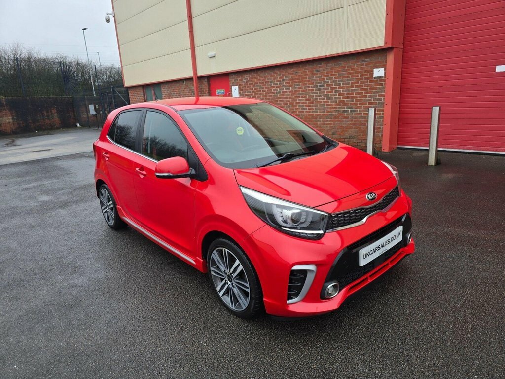 Kia Picanto Hatchback LJ18WWZ Red #2