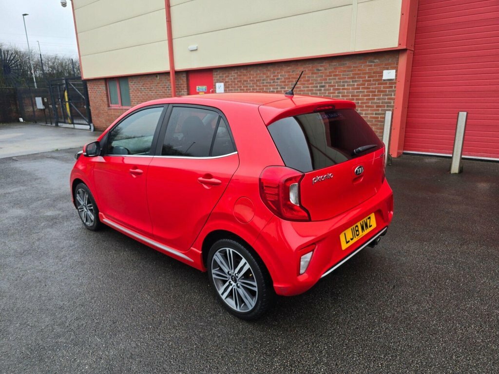 Kia Picanto Hatchback LJ18WWZ Red #5