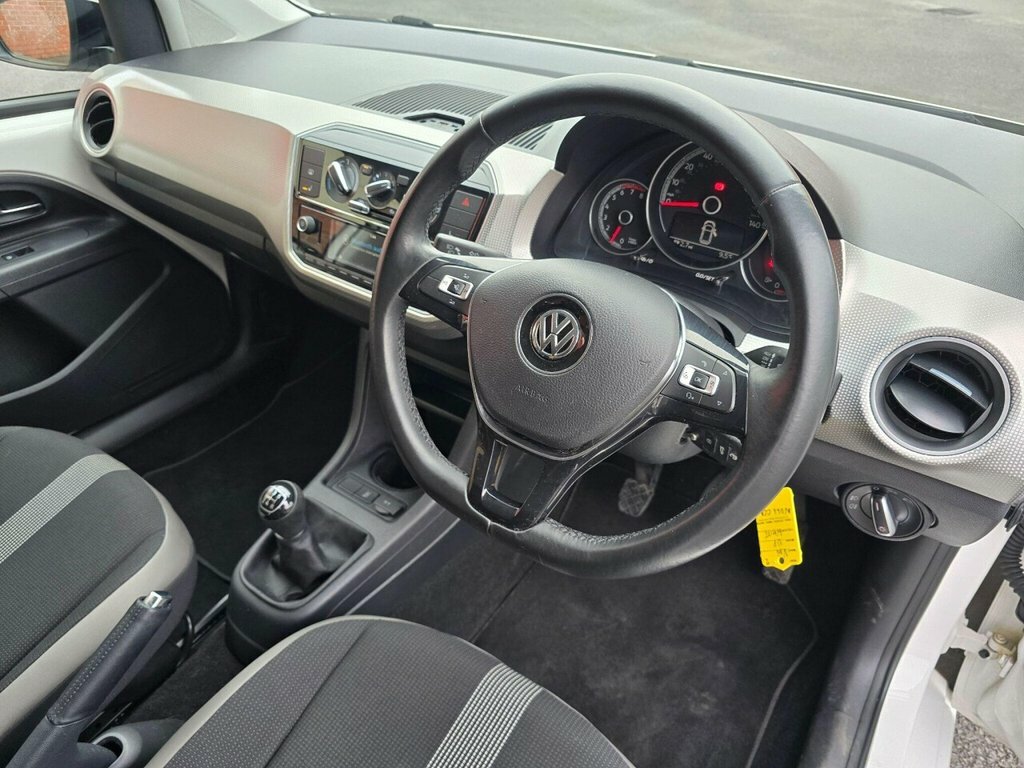 Volkswagen Up Hatchback NU66CCD White #3