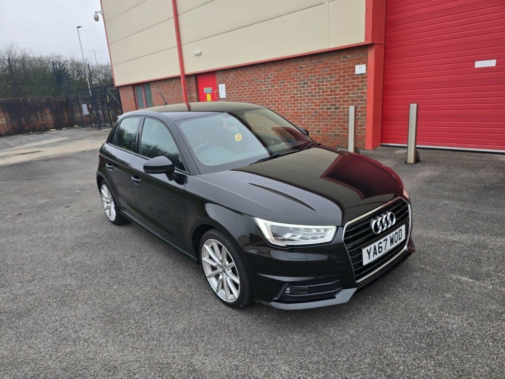 Audi A1 Hatchback YA67WOD Black #2
