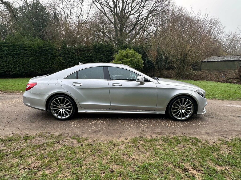 Mercedes-Benz CLS 3.0 Cls350d V6 Amg Line Premium Coupe G-tronic Silver #5