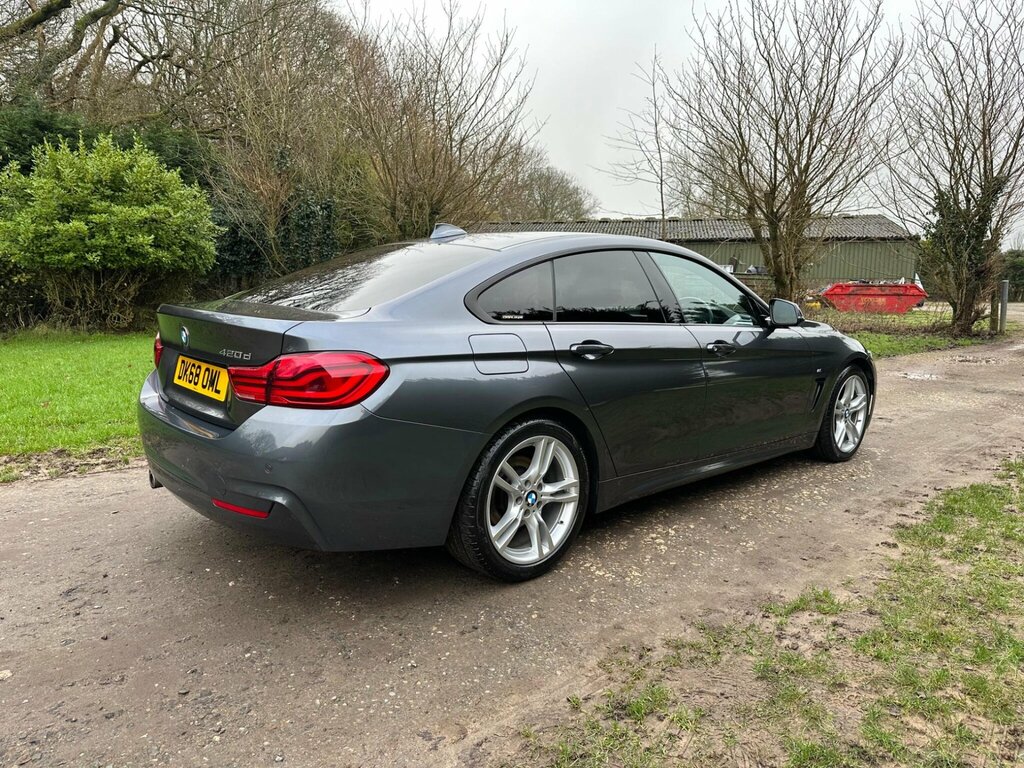 BMW 4 Series Gran Coupe 2.0 420D M Sport Euro 6 Ss DK68OML Grey #2