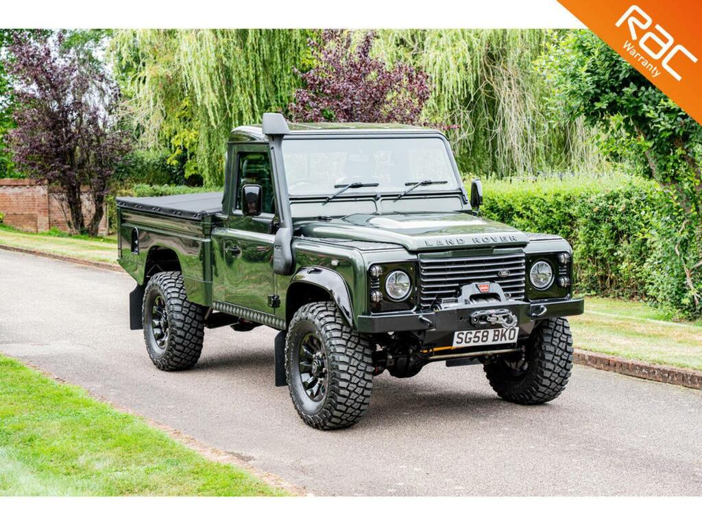 Land Rover Defender 110 Pickup Green