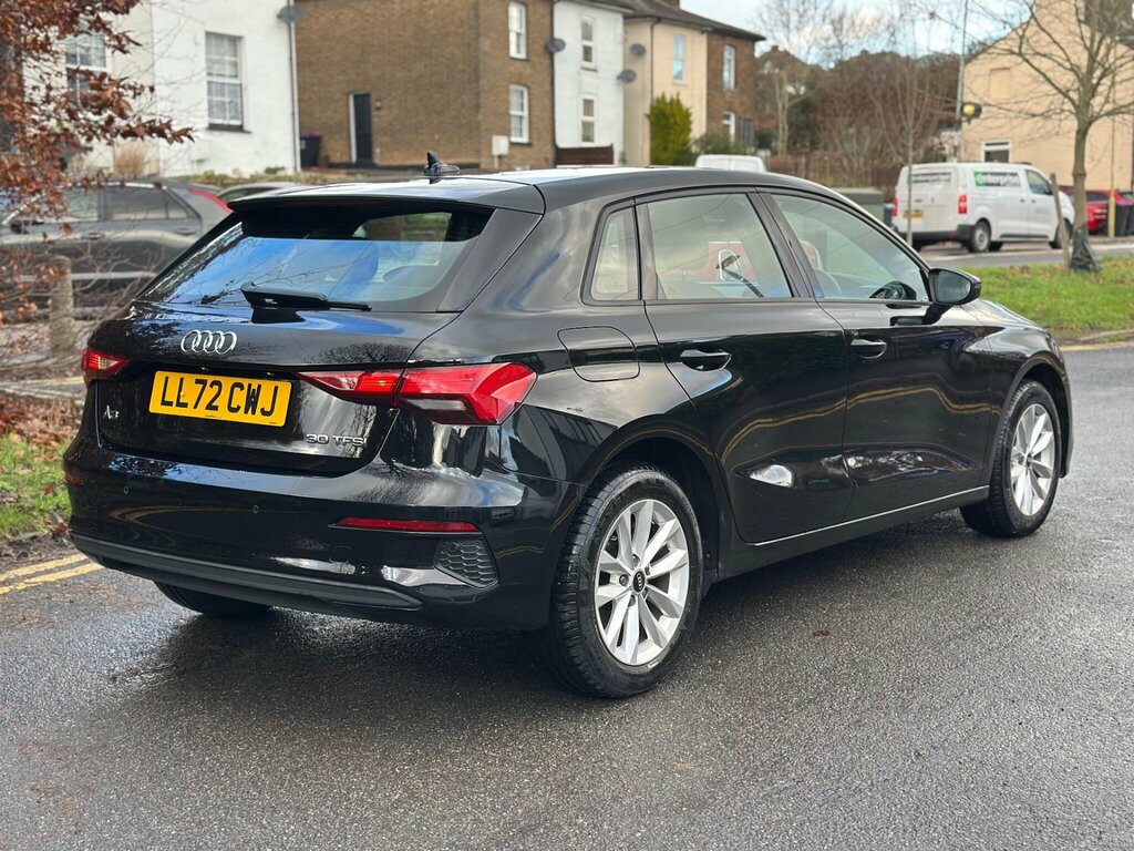 Audi A3 1.0 Tfsi 30 Technik Sportback S Tronic Euro 6 Ss LL72CWJ Black #6
