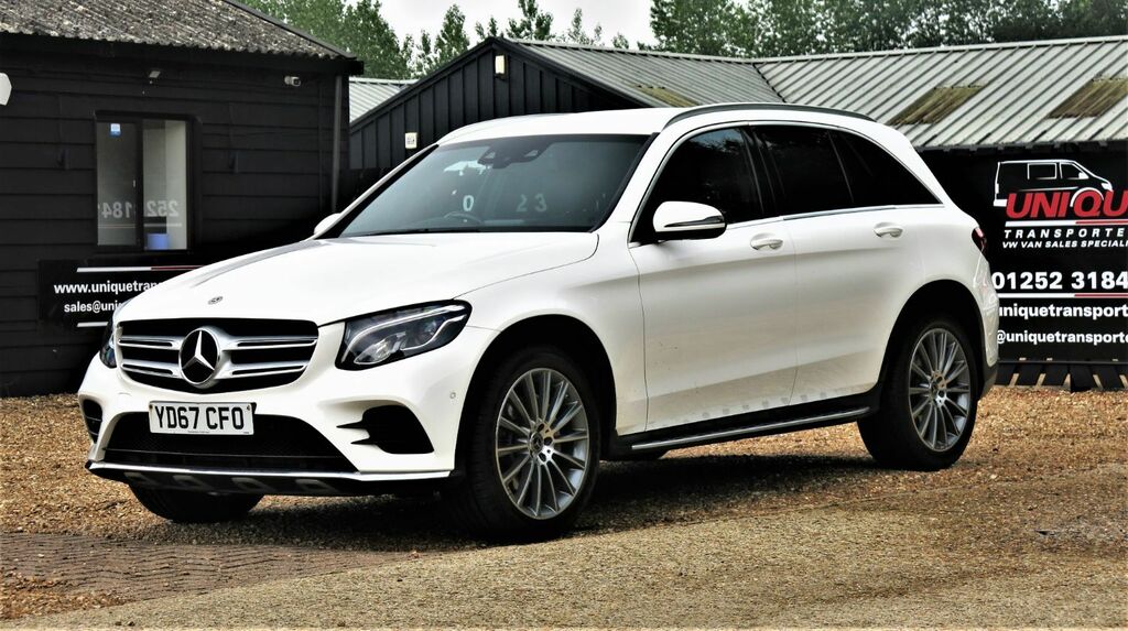Mercedes-Benz GLC Class Estate Glc 220 D 4Matic Amg Line 2017 YD67CFO White #2