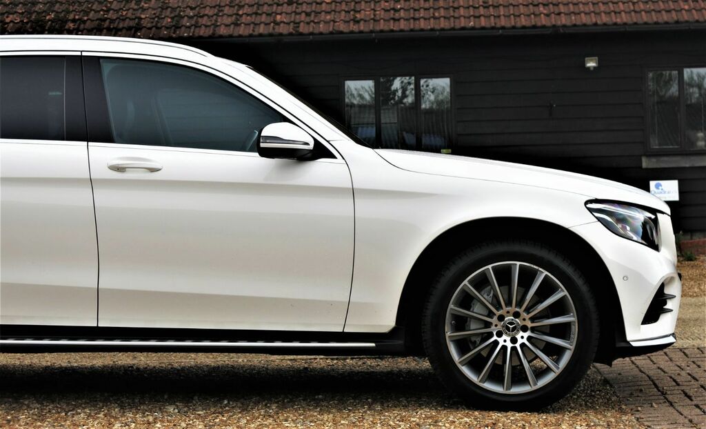Mercedes-Benz GLC Class Estate Glc 220 D 4Matic Amg Line 2017 YD67CFO White #3
