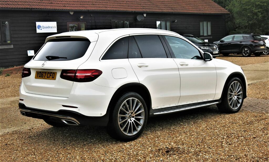 Mercedes-Benz GLC Class Estate Glc 220 D 4Matic Amg Line 2017 YD67CFO White #5