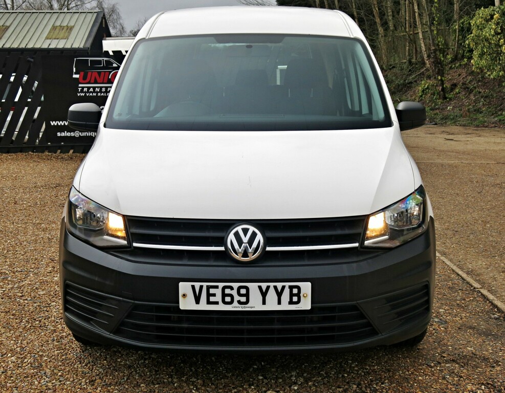 Volkswagen Caddy Maxi Combi Van Kombi Tailgate Aircon 5 Seat No Vat Twin White #4
