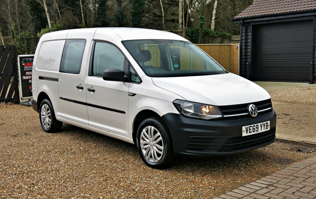 Volkswagen Caddy Maxi Combi Van Kombi Tailgate Aircon 5 Seat No Vat Twin White #3