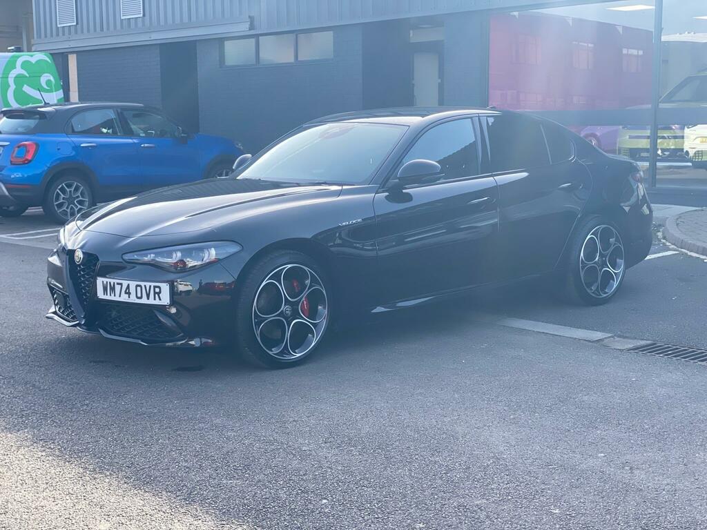 Alfa Romeo Giulia 2.0T Veloce Saloon Euro 6 Ss 2 WM74OVR Black #3