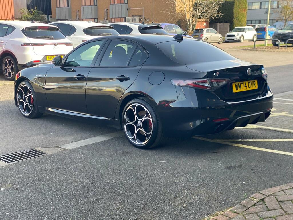 Alfa Romeo Giulia 2.0T Veloce Saloon Euro 6 Ss 2 WM74OVR Black #4
