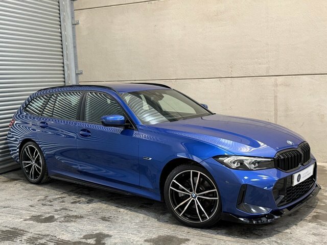 BMW 3 Series 330E 12Kwh M Sport EK72GNU Blue #2
