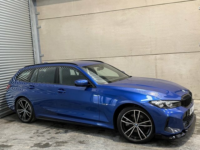 BMW 3 Series 330E 12Kwh M Sport EK72GNU Blue #3