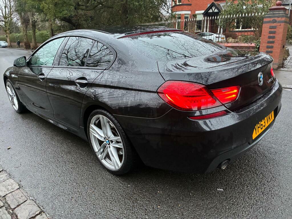 BMW 6 Series Gran Coupe 3.0 640D M Sport Euro 5 S S YP63VKV Black #5