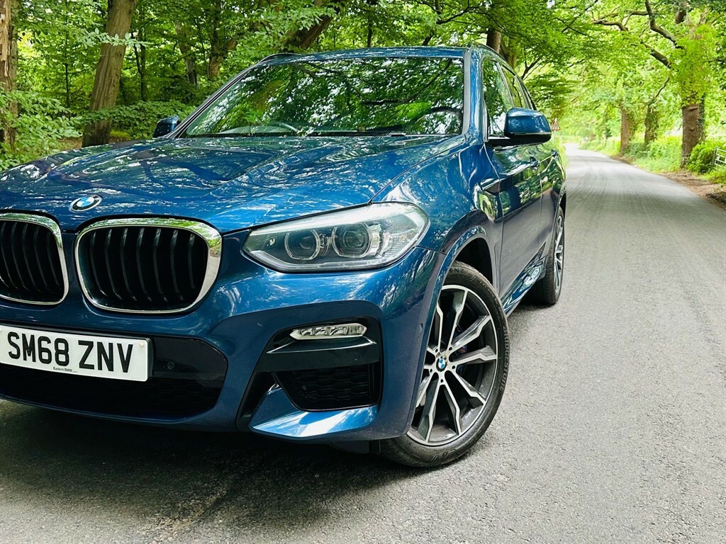 BMW X3 3.0 L Xdrive 30D M Sport 4Wd SM68ZNV Blue #4