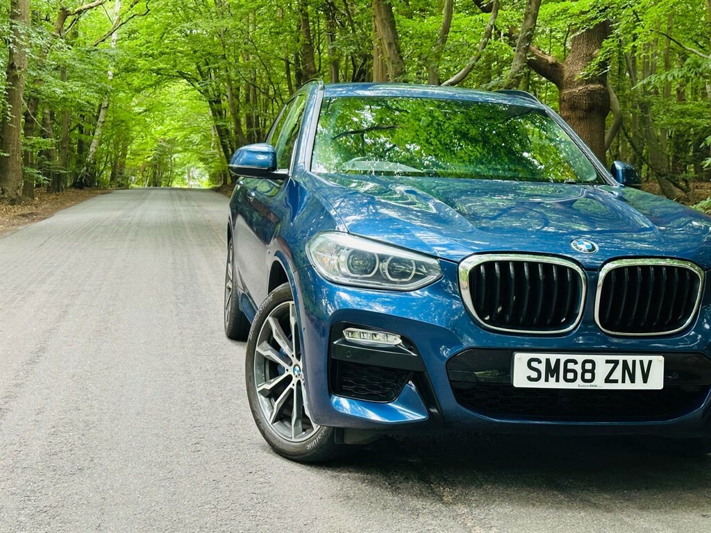 BMW X3 3.0 L Xdrive 30D M Sport 4Wd SM68ZNV Blue #2