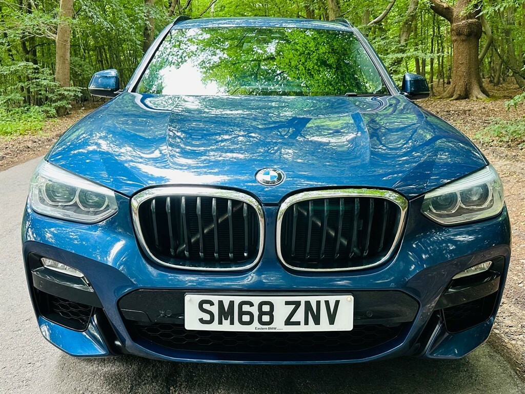 BMW X3 3.0 L Xdrive 30D M Sport 4Wd SM68ZNV Blue #3