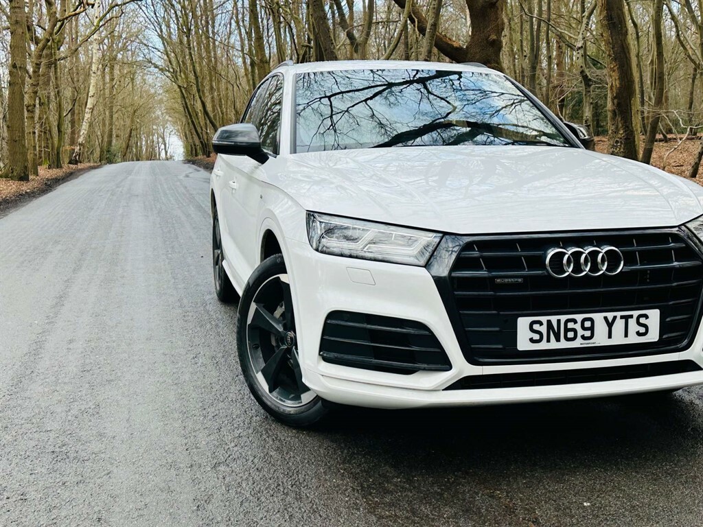 Audi Q5 2.0 L Black Edition 40 Tdi Quattro 4Wd SN69YTS White #2