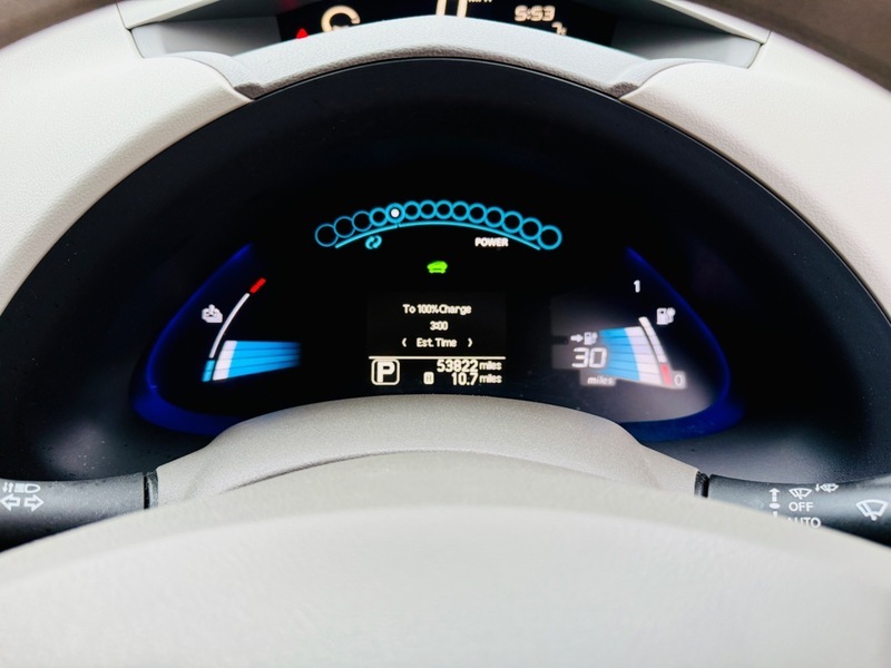 Nissan Leaf Leaf White #11