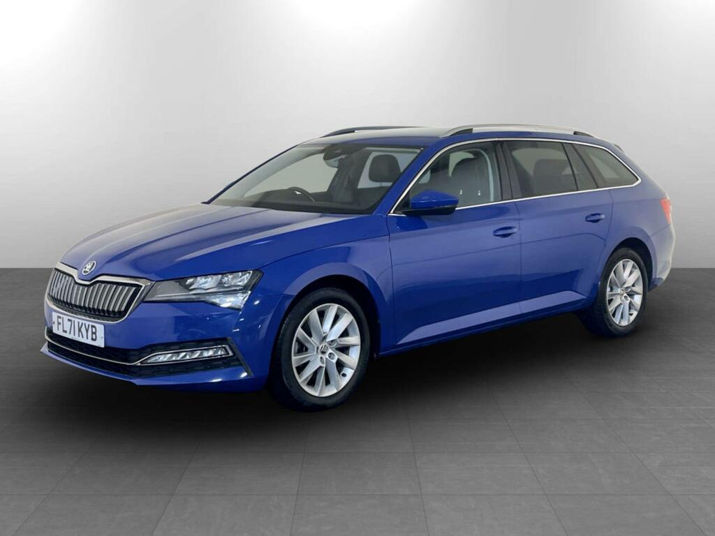 Skoda Superb 1.4 Tsi Iv 13Kwh Se Technology Estate P FL71KYB Blue #3