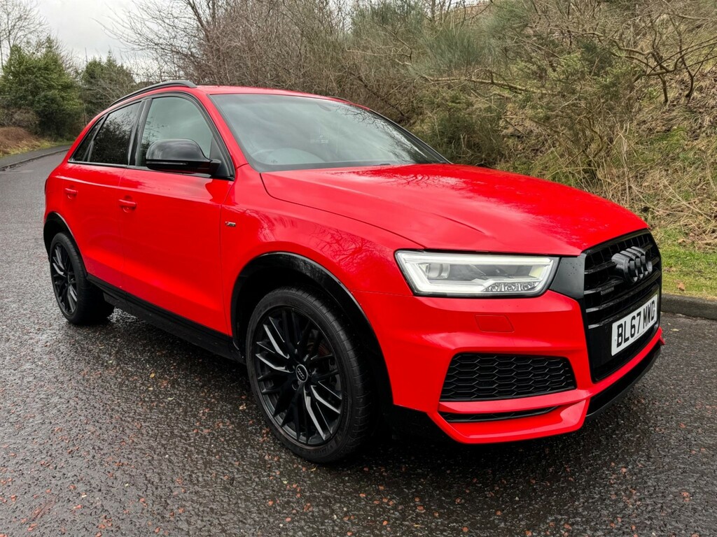 Audi Q3 2.0 Tdi Black Edition S Tronic Quattro Euro 6 Ss BL67MWD Red #6