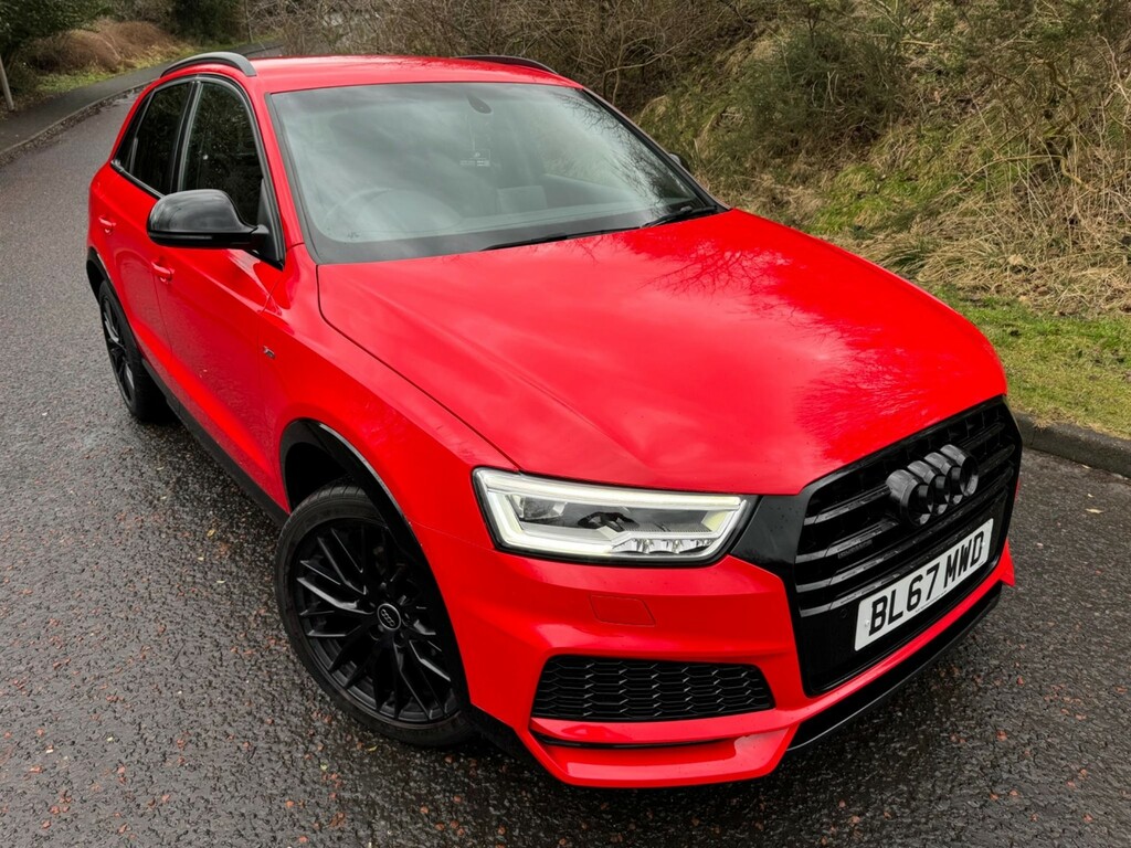 Audi Q3 2.0 Tdi Black Edition S Tronic Quattro Euro 6 Ss BL67MWD Red #5