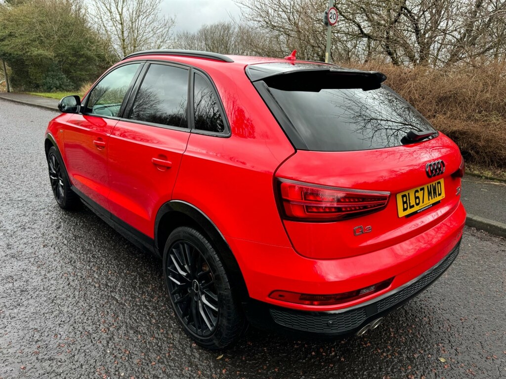 Audi Q3 2.0 Tdi Black Edition S Tronic Quattro Euro 6 Ss BL67MWD Red #4