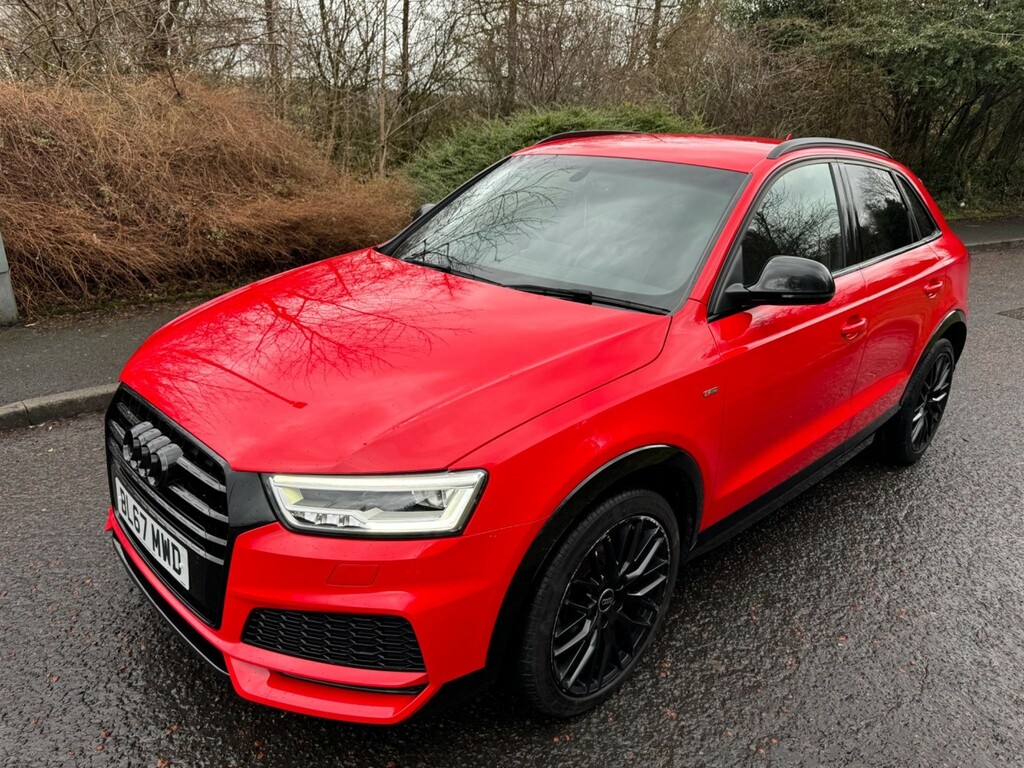 Audi Q3 2.0 Tdi Black Edition S Tronic Quattro Euro 6 Ss BL67MWD Red #3