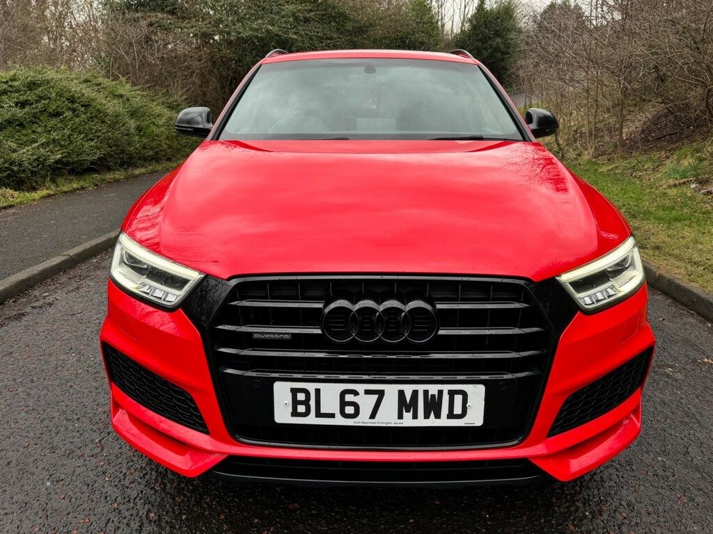 Audi Q3 2.0 Tdi Black Edition S Tronic Quattro Euro 6 Ss BL67MWD Red #2