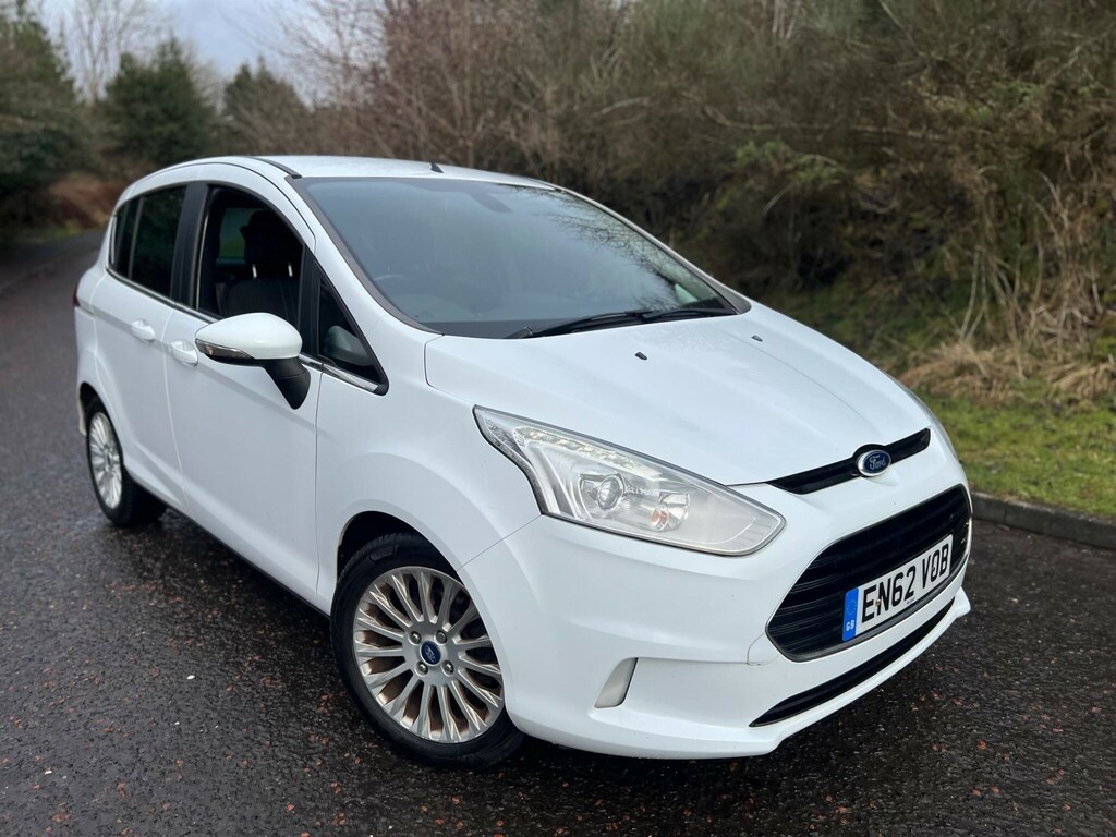 Ford B-Max 1.0T Ecoboost Titanium Euro 5 Ss EN62VOB White #4