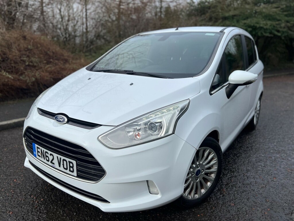 Ford B-Max 1.0T Ecoboost Titanium Euro 5 Ss EN62VOB White #6