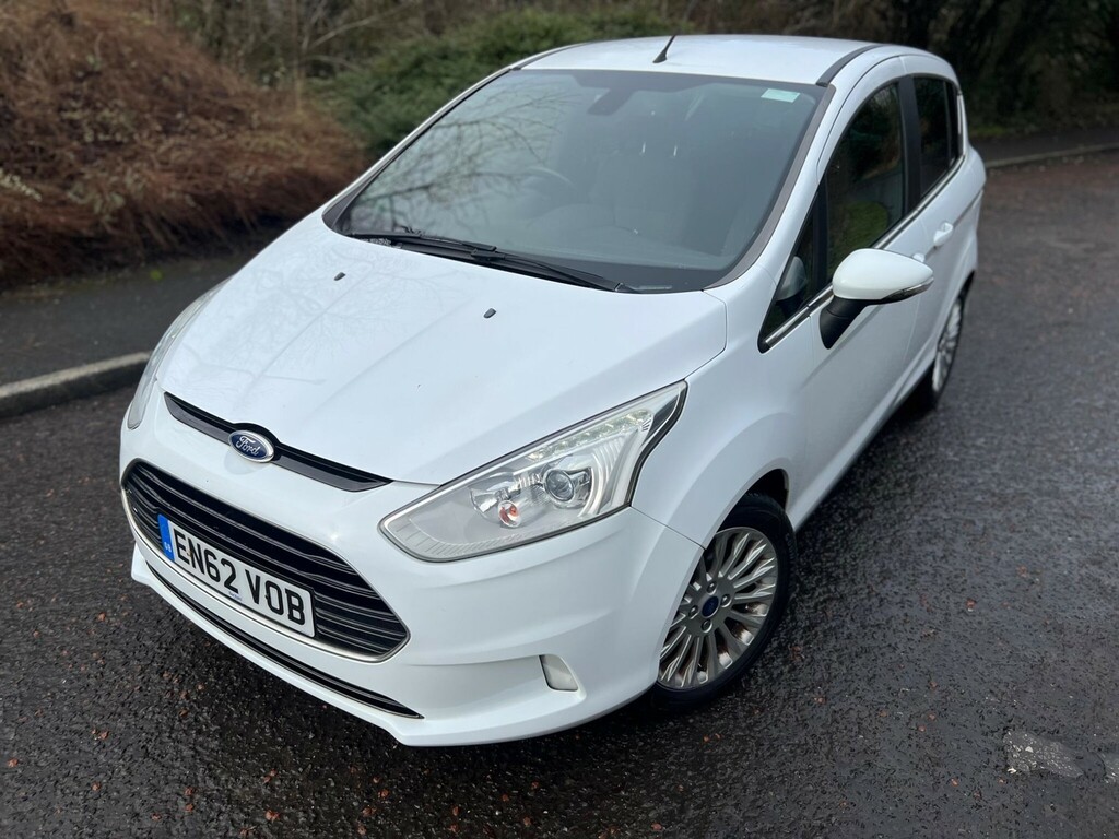 Ford B-Max 1.0T Ecoboost Titanium Euro 5 Ss EN62VOB White #3