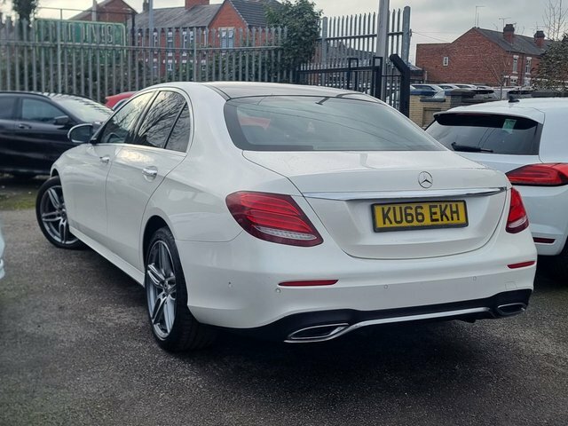 Mercedes-Benz E Class 2.0 E220d Amg Line Premium Saloon G-t KU66EKH White #5