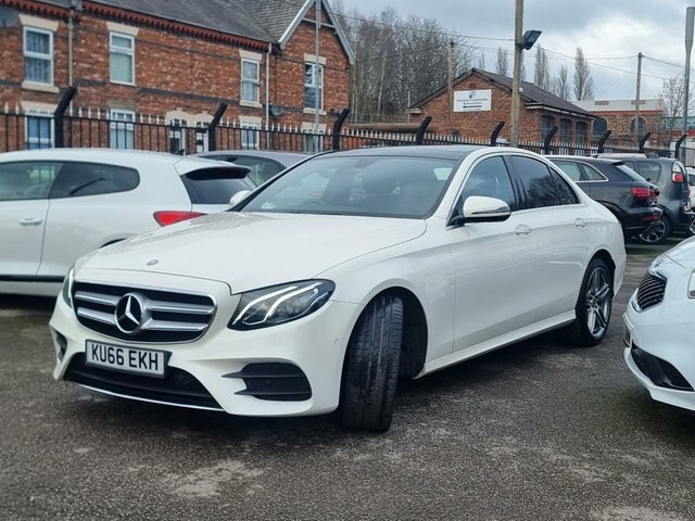 Mercedes-Benz E Class 2.0 E220d Amg Line Premium Saloon G-t KU66EKH White #3