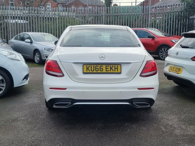 Mercedes-Benz E Class 2.0 E220d Amg Line Premium Saloon G-t KU66EKH White #6