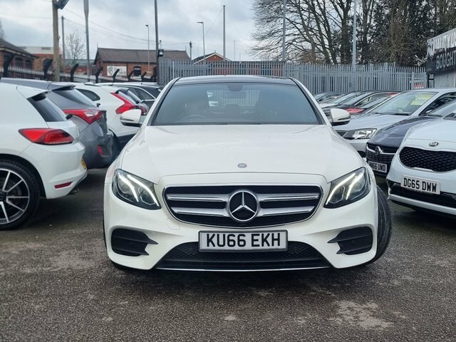 Mercedes-Benz E Class 2.0 E220d Amg Line Premium Saloon G-t KU66EKH White #2