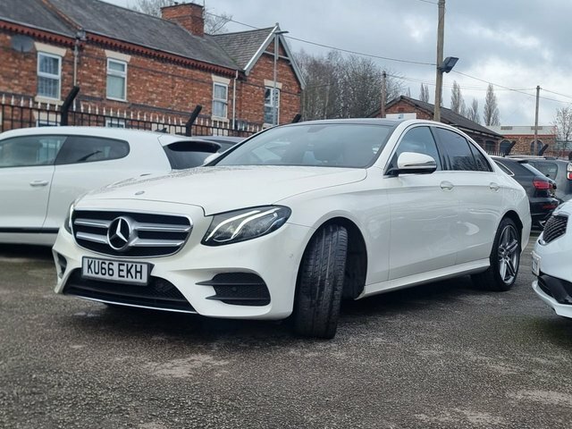 Mercedes-Benz E Class 2.0 E220d Amg Line Premium Saloon G-t KU66EKH White #4