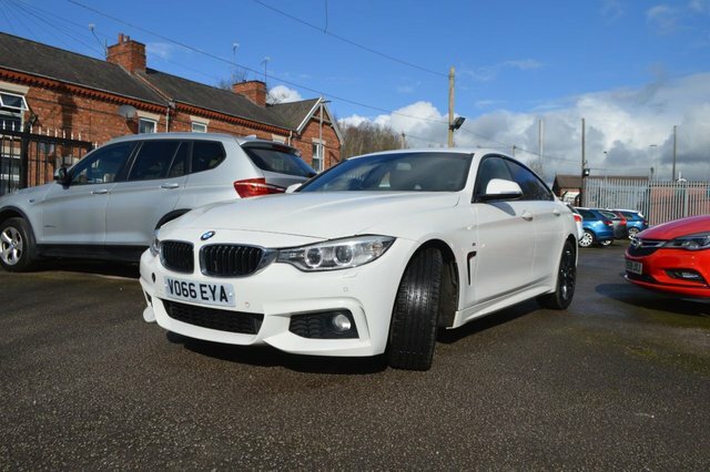 BMW 4 Series Gran Coupe 2.0 420D M Sport Hatchback Euro VO66EYA White #3